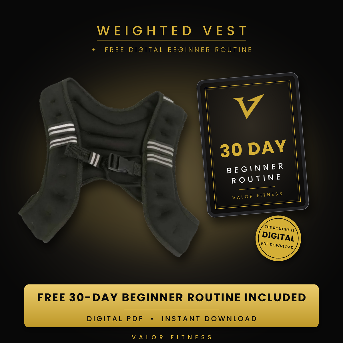 20 lb Weighted vest